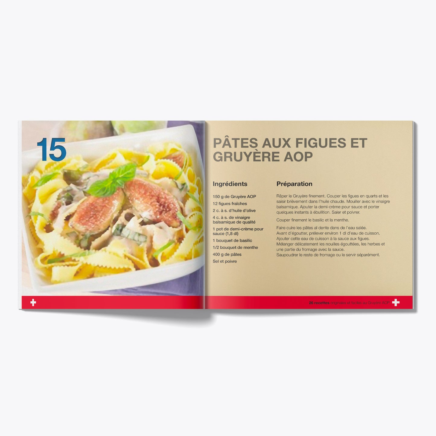 26 Recettes au Gruyère AOP